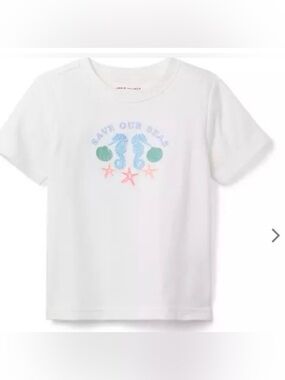 Janie and Jack "Save Our Seas" Graphic Tee for Kids